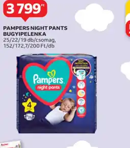 Auchan Pampers Night Pants Bugyipelenka ajánlat