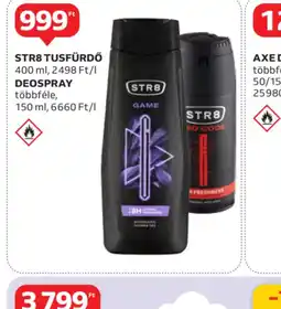 Auchan STR8 Tusfürdő Deospray ajánlat