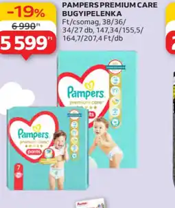 Auchan Pampers Premium Care Bugyipelenka ajánlat