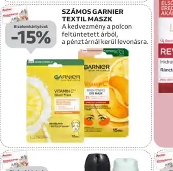 Auchan Számos Garnier Textil Maszk ajánlat