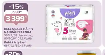 Auchan Bella Baby Happy Nadrágpelenka ajánlat