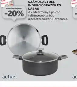 Auchan Számos Actuel indukcis fazek és lábas ajánlat