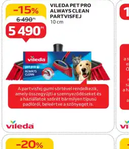 Auchan Vileda Pet Pro Always Clean Partvisfej ajánlat