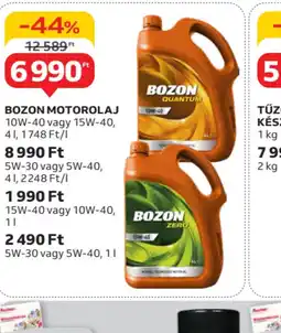 Auchan Bozon motorolaj ajánlat