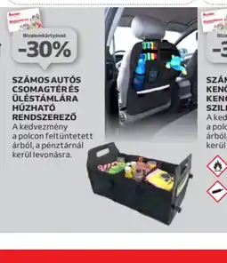 Auchan Számos auts csomagtér és ülés támlára rögzíthető rendszerző ajánlat