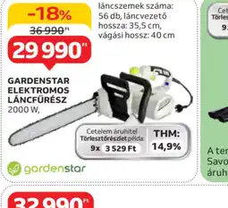 Auchan Gardenstar Elektromos Láncfűrész ajánlat