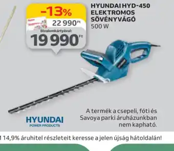 Auchan Hyundai HYD-450 Elektromos Sövényvág ajánlat