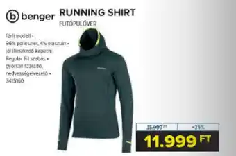 Hervis Benger Running shirt futópulóver ajánlat