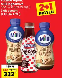 Spar Pöttyös tejital, Milli jegeskávé ajánlat