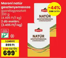 Spar Maroni natúr gesztenyemassza ajánlat