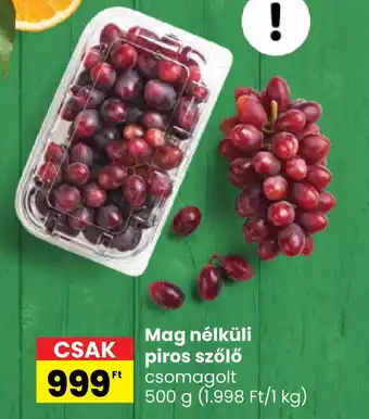 Spar Mag nélküli piros szőlő ajánlat