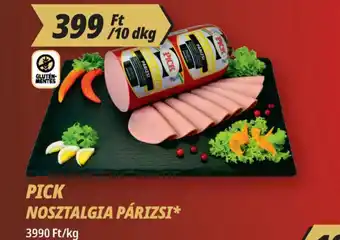 Príma Pick nosztalgia párizsi ajánlat