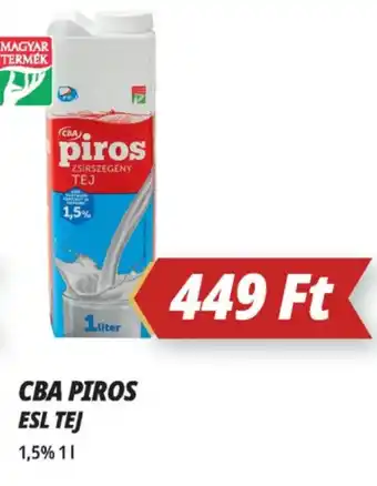 Príma Cba piros ESL tej 1,5% ajánlat