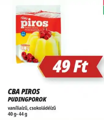 Príma Cba piros pudingporok ajánlat