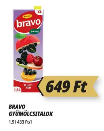 Príma Bravo gyümölcsitalok ajánlat