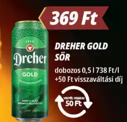 Príma Dreher gold sör ajánlat