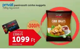 PRIVÁT Privȧt Panírozott csirke nuggets ajánlat