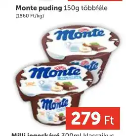 PRIVÁT Monte puding ajánlat