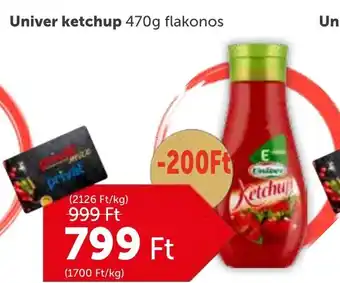 PRIVÁT Univer ketchup ajánlat