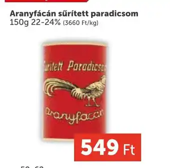 PRIVÁT Aranyfácán sűrített paradicsom ajánlat