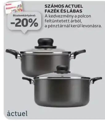 Auchan Actuel fazék és lábas ajánlat