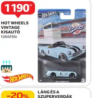 Auchan Hot Wheels Vintage Kisauto ajánlat