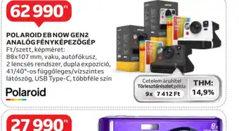 Auchan Polaroid i-Type Now Gen2 Anolg Fényképezőgép ajánlat