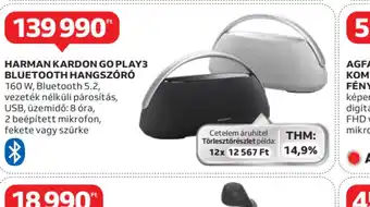 Auchan Harman Kardon Go Play 3 Bluetooth Hangszr ajánlat