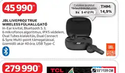 Auchan JBL Live Pro2 True Wireless Fülhallgat ajánlat