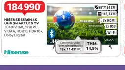 Auchan Hisense 65A6GN 4K UHD Smart LED TV ajánlat