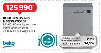 Auchan Beko DVN-05320S Mosogatgép ajánlat