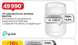 Auchan TP-Link Deco X10-4G Mesh Router ajánlat