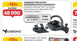 Auchan Subsonic Pro GS750 Superdrive Multikormány ajánlat