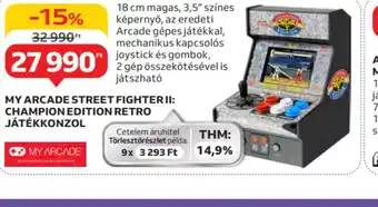 Auchan My Arcade Street Fighter II: Champion Edition Retro Játékkonzol ajánlat