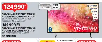 Auchan Samsung UE43DU7172UXXH 4K Crystal UHD Smart TV / Samsung UE55DU7172UXXH 4K Crystal UHD Smart TV ajánlat