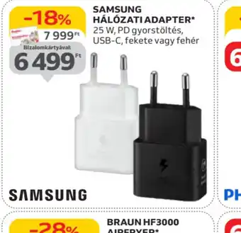 Auchan Samsung Hálzati Adapter ajánlat