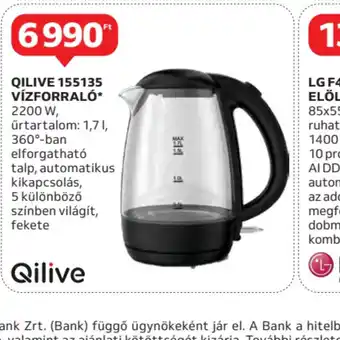 Auchan Qilive 155135 Vízforral ajánlat