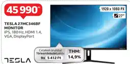 Auchan Tesla 27MC346BF Monitor ajánlat