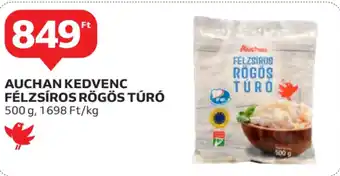 Auchan Auchan Kedvenc FélzsÍros rögös túró ajánlat