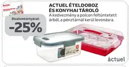 Auchan Actuel ételdoboz és konyhai tároló ajánlat