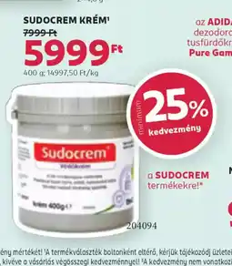 Rossmann Sudocrem krém ajánlat