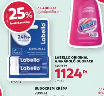 Rossmann Labello Original ajakápol duopack ajánlat