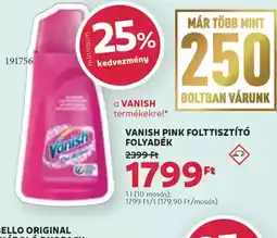 Rossmann Vanish Pink Foltisztít Folyadék ajánlat