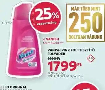 Rossmann Vanish Pink Foltisztít Folyadék ajánlat