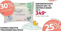 Rossmann Babydream Extra Sensitiv Arc- és Kéztörlő Kendő ajánlat