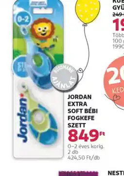 Rossmann Jordan Extra Soft Bébi Fogkefe Szett ajánlat