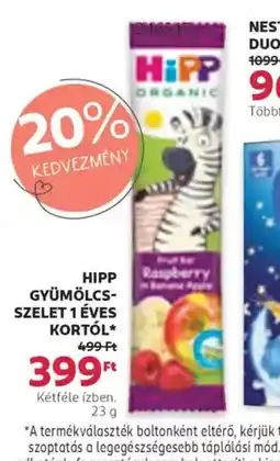 Rossmann Hipp Gyümölcs-szelet 1 éves kortl+ ajánlat