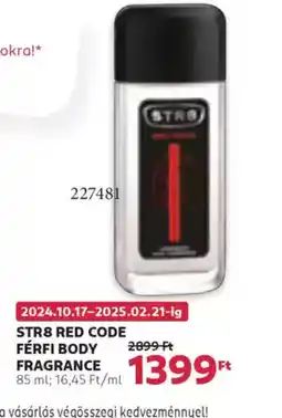 Rossmann STR8 Red Code Férfi Body Fragrance ajánlat