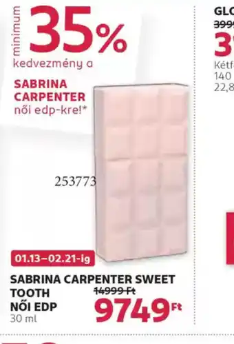 Rossmann Sabrina Carpenter Sweet Tooth EDP ajánlat