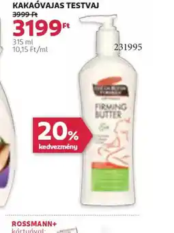 Rossmann Kakavajas testvaj ajánlat